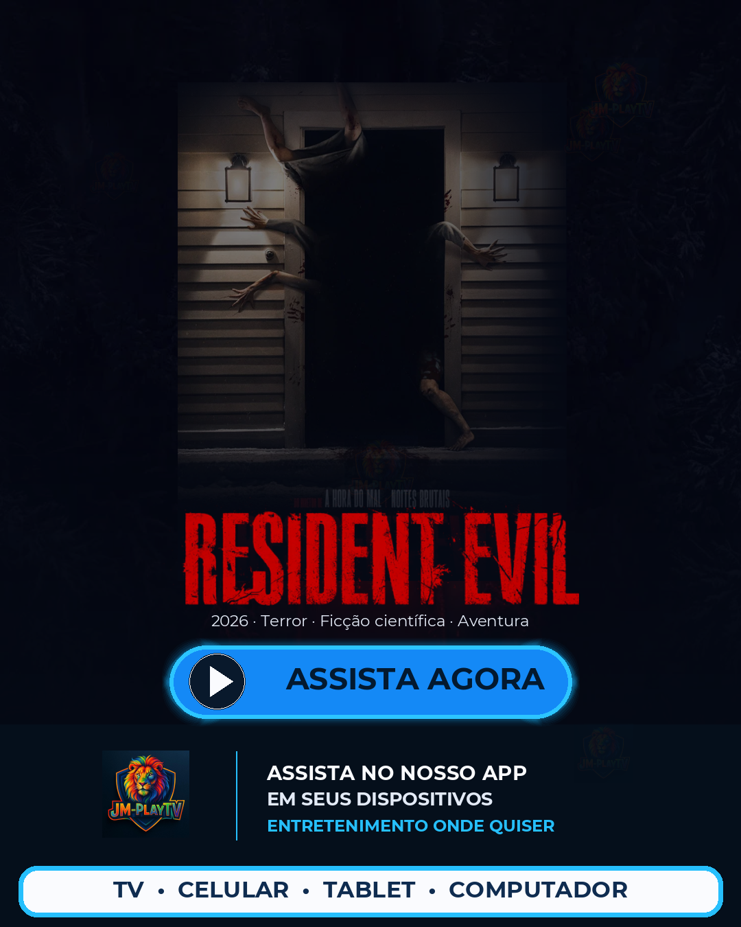 Resident Evil Horror Neon